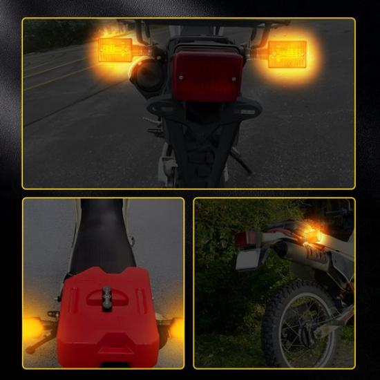 2pcs For XT350 XT600 Yamaha XT550 XT250 FZ750 Rear Turn Signal Indicators Lights