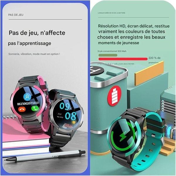 GPS 4G und WLAN Uhr für Erwachsene Gesundheitsüberwachung Zwei-Wege-Sprachkommunikation