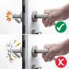 1-10 Stück Türstopper, transparenter Silikon-Türgriffpuffer, Antikollisions-Wandschrank-Schutzpolster, stoßfeste Ringe, Crash Pad