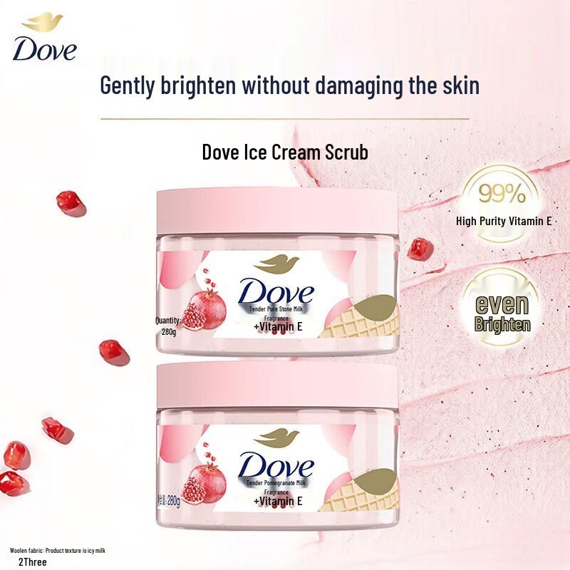 

Dove Ice Cream Body Scrub Pomegranate & Shea Butter (2-Pack)