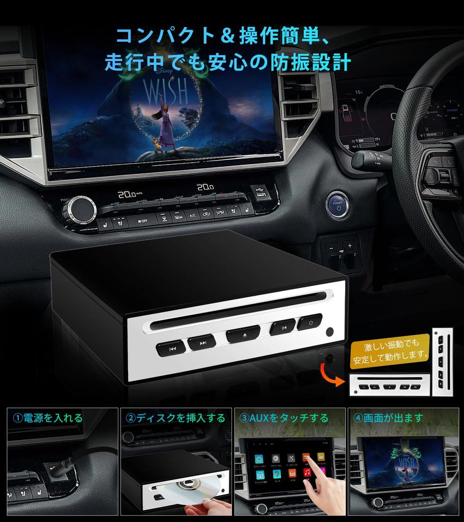 PORMIDOAUTO 2025 Latest Model Car DVD Player with CD USB Connection In Your HDMI RCA Navigation System Display Audio Read Memory Universal Compatible