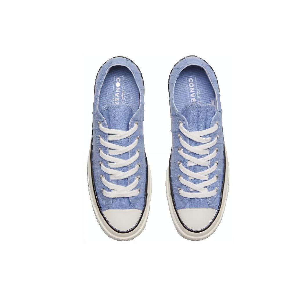 Converse 1970s Round Toe Lace-Up Low Top Canvas Shoes Women Sneakers Blue 564128c