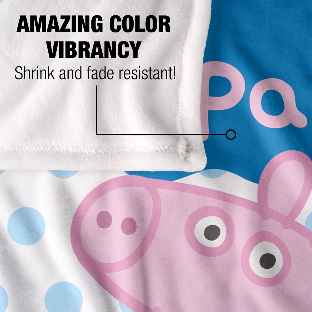Peppa Pig Logo Blanket