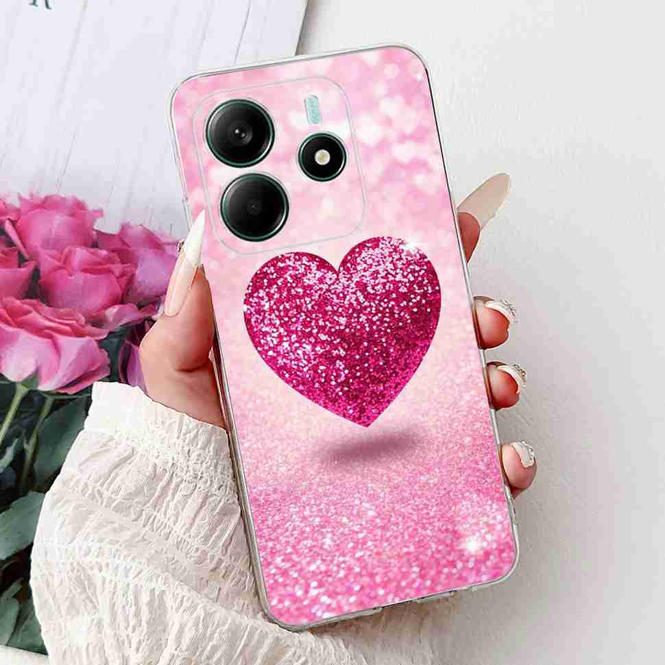 For Xiaomi Redmi Note 14 5G Case New Design Flowers Soft Silicone TPU Cover For Redmi Note 14Pro note14 Pro 5G 6.67" Bumper Bags