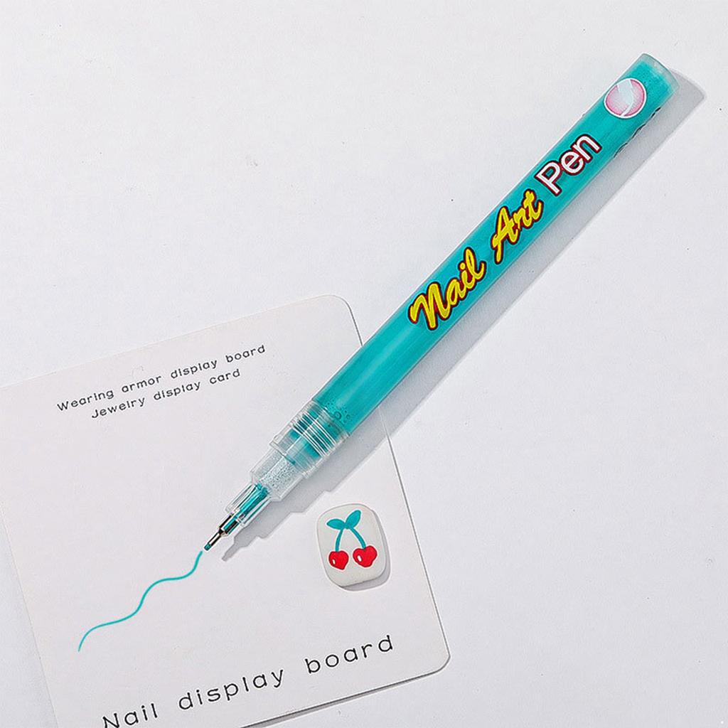 Nail Art Pen Set All In One Dotting Pen and Painting Liner Brush for Creative DIY Nail Art Manicure Tools