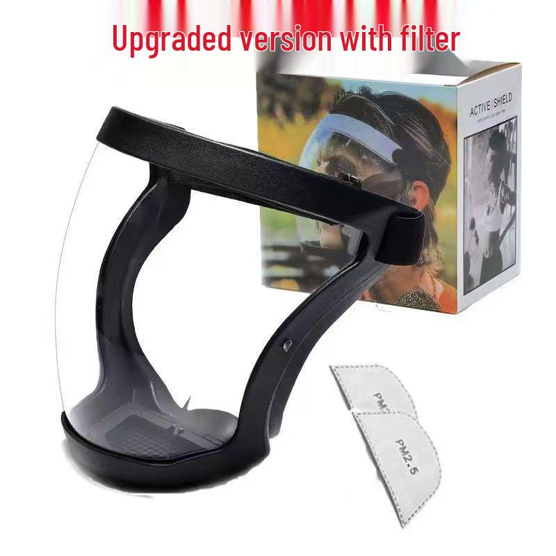 

Прозрачная защитная маска от запотевания и велосипедные очки