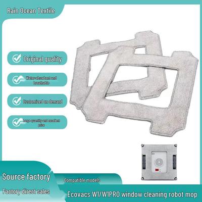 Accessoires de Chiffons de Nettoyage Compatibles pour Robots Lave-Vitre Ecovacs W1/W1 PRO/W1S