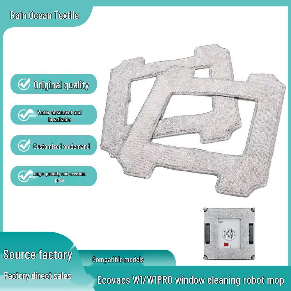 Kompatibles Reinigungstuch-Zubehör für Ecovacs Fenstereinigungsroboter W1/W1 PRO/W1S