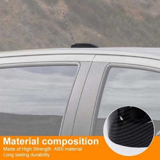 Carbon Fiber Top Roof Antenna Base Bezel Trim Cover For Chevy Colorado -2024