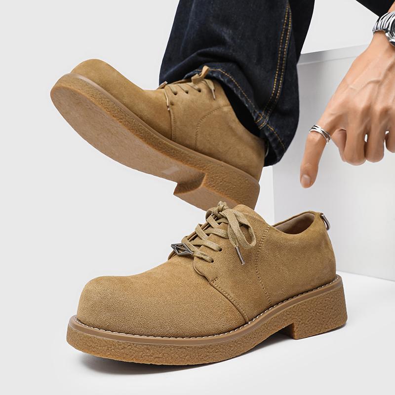 Fashion Designer's Classic Shoes Fashion party Outdoor street Daily work and business derby Luxury Thick Bottom Trendy Men Casual