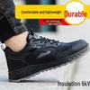 Men's Summer Steel Toe Work Shoes – Breathable, Anti-smash, Anti-puncture, Insulated Safety Footwear for Construction.