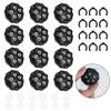 12pack Auto Adhesive Furniture Casters With 360 Degree Swivels Heavy Type Furniture Wheel Furniture Rollers With Steel