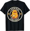 Ich wähle Gewalt Lustige Entensprüche Enten Tiere T-Shirt