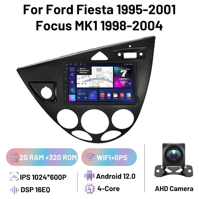 Car Radio 7inch Autoradio for Ford Fiesta 1995-2001 Focus MK1 1998-2004 Multimedia Video Car Radio Player DSP Carplay Android