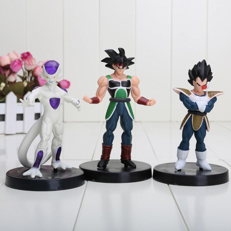 6pcs/Set Dragon ball Z Android No. 18 Son Goku Frieza Vegeta Kuririn PVC  Action Anime Figure Toys 10-12CM Decoration For Gifts