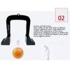3Pcs Golf Practice Putting Gates Training Tool Golf Putting Trainer Gates with Bases Detachable Gate for Home or Office