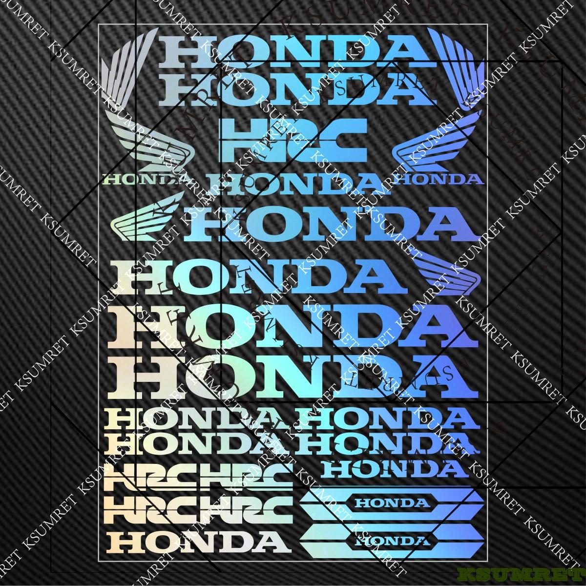 AAAKC1 For Honda Stickers Motorcycle Sticker Moto Hemlet Tank Decals