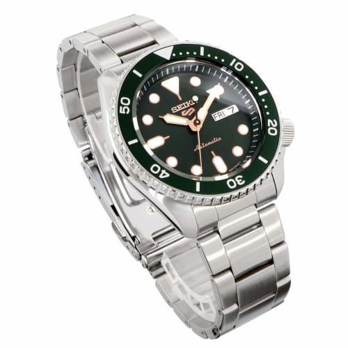 Seiko 5 SPORTS SKX Sports Style Automatic Mechanical Watch, Limited Edition, Men's, Seiko Five Sports, SRPD63, Green
