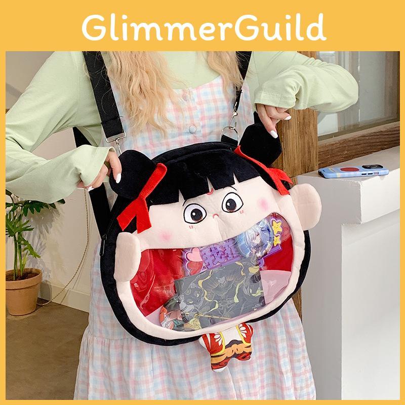 Ne Zha 2 Cute Cartoon Soft Backpack With Adjustable Straps For School Daycare