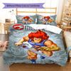 Thundercats Pattern Bedding Quilt Set Quilt Cover Pillowcase Home Decoration Gift (1 * Duvet Cover + 2 * Pillowcase, Without Core)