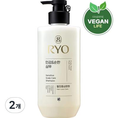 Sensitives und mildes Shampoo Weißer Blumenduft, 480 ml, 2 Einheiten