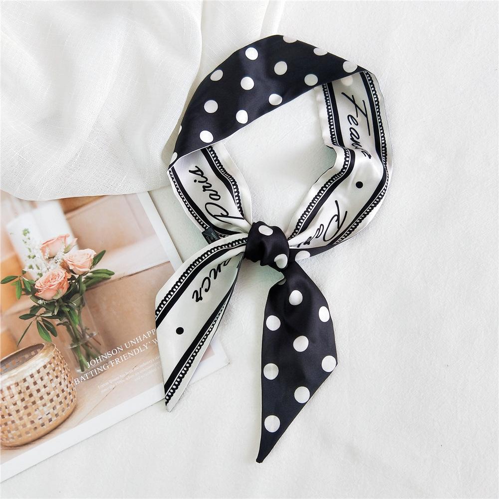 New Scarves Silk Scarves Women'S Spring And Autumn Season Long Decorative Professional Scarves Summer Thin Styles Paired With Shirts Stylish