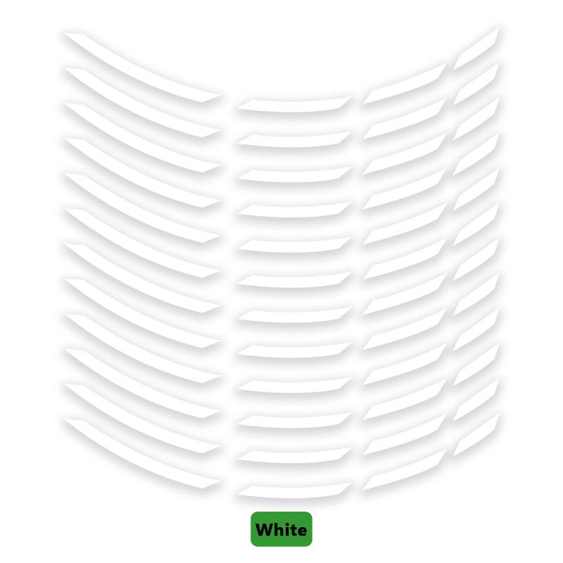 

POSFIRA Motorcycle Wheel Sticker Vinyl Rim Decals for Honda CB500 Hornet CB 500 2024 2025 2026 17 Inch Strip Accessories 17-17Inch-White