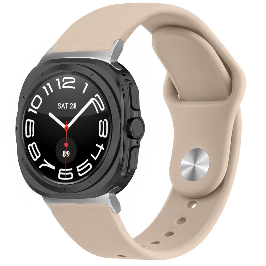 Sport Silicone Loop For Samsung Galaxy Watch 7 Ultra Strap 47mm Accessories Correa Bracelet Galaxy Watch 7 FE 44mm 40mm 40 Band