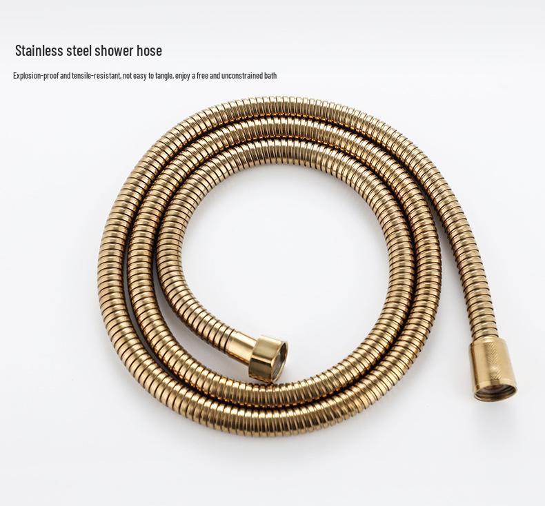 All-Copper Thermostatic Shower Faucet Set with Rain Shower Head