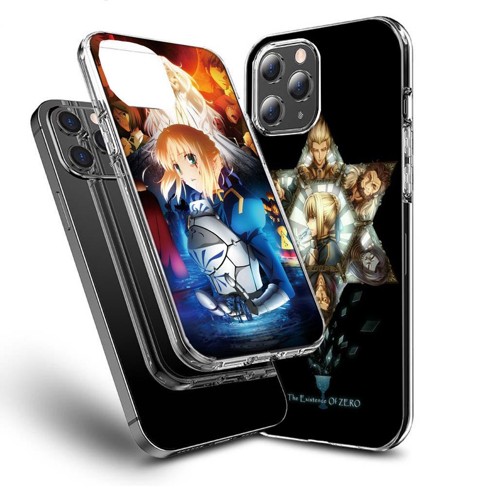 Bilibili F-Fate Stay Night Phone Case For Iphone 16E 15 Pro 14 Plus 17E 16 17 Pro Max Air 11 12 13 Mini Shockproof Capa Cute