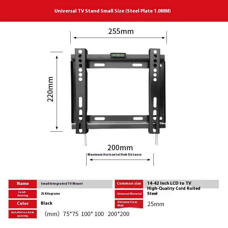 26-65 İnç TV Duvar Askı Aparatı Evrensel TV Montajı Monitör Tutucu Ayarlanabilir Düşük Profil Düz TV Duvar Askısı LCD LED Monitör İçin