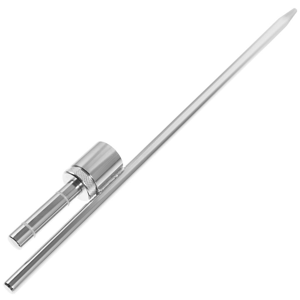 Estaca para asta de bandera de acero inoxidable con rodamiento de manguito para base, estaca fija al suelo, accesorios para banderas, soporte para mástil, telescópico, resistente