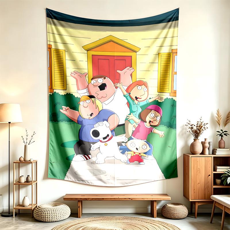 Family Guy (5) Tapestry Suitable For Decorating Homes Dorms And Bedrooms Soft To The Touch And A Perfect Gift For Friends And Family