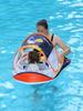 Two-Person Parent-Child Float with Foot Hole, Removable Canopy, Rocket Ship Design, Baby Float, Sunshade, for Swimming Pools, Toddlers, Kids, and