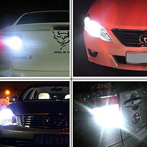 HooMoo 24V LED Car White S25 Single/G18 (1156 BA15s) Truck
