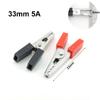 35MM/50mm Plastic Handle Test Metal Alligator Clips Electrical Clamp for Testing Probe Meter Clamp