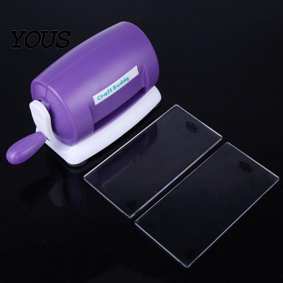 Kunststoff DIY Papierschneide-Prägemaschine Albumkarte Scrapbook Cutter Werkzeug