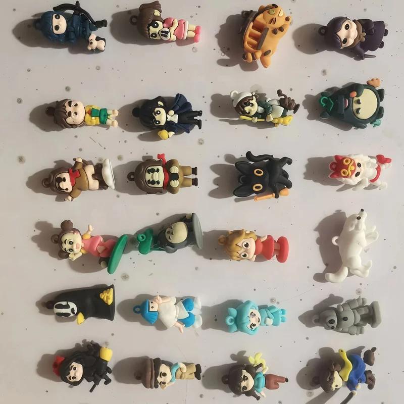 3D Classic Studio Ghibli Anime Christmas Advent Calendar Toy Figure Collectible Cosplay Accessories Trendy Countdown Blind Box PVC