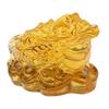 Chinese Yellow  Feng Shui Lucky Cat Fortune Frog Gift Home Decorations