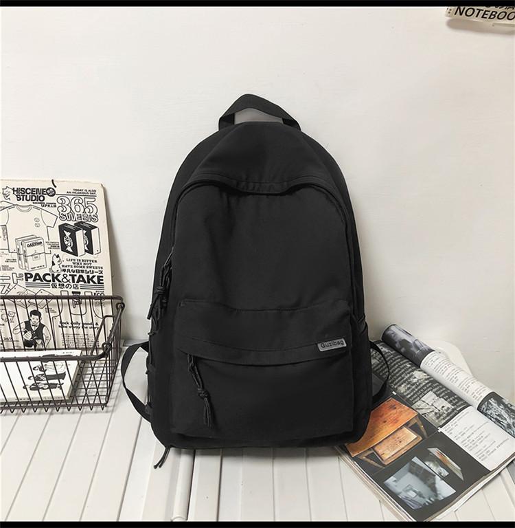 Schoolbag Backpack Men's Large Capacity Travel Backpack Women's Casual Japanese Boys Junior High School High School Student School Bag Men