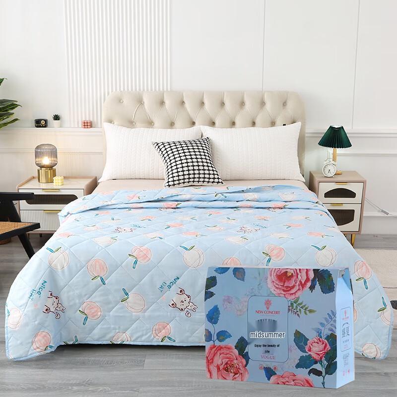 

Yibolian Ultrasonic Embossed Peach Summer Cooling Quilt