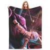 Sylus Love And Deepspace Super Soft Blanket Airplane Travel Plush Throw Blanket Funny Couch Chair Flannel Bedspread Bed Cover