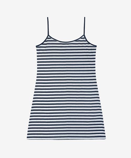 Seideu [W] Essential Striped Sleeveless Mini Dress