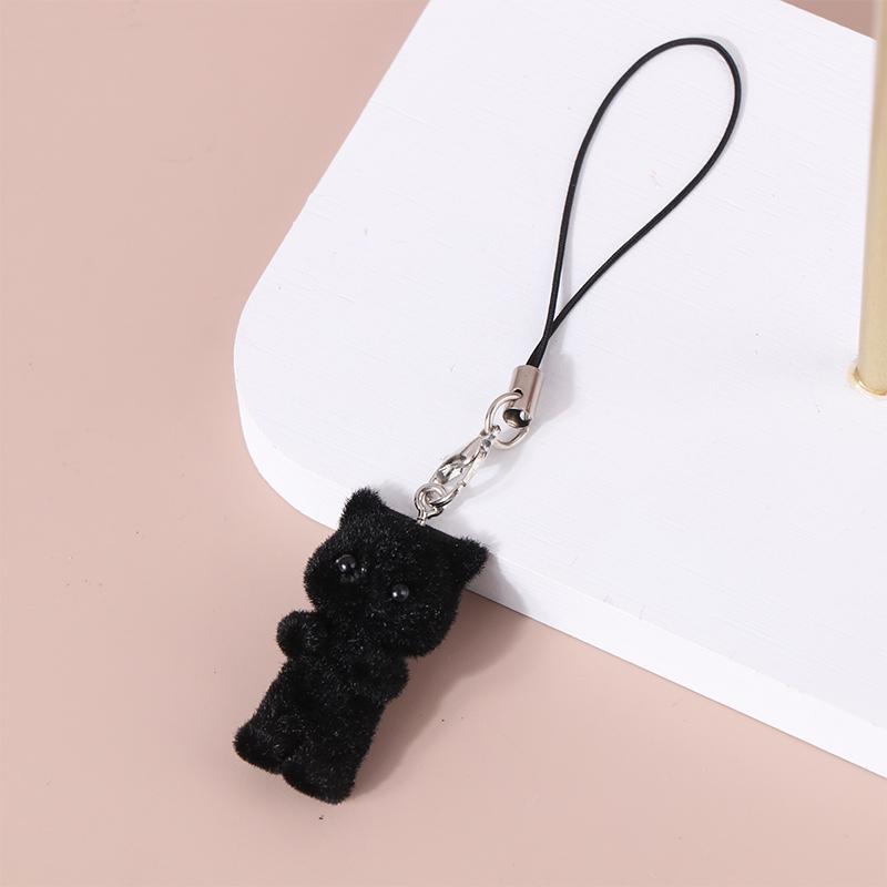 

Красочный брелок в виде кролика в стиле тай-дай, мультяшный кролик, цепочка для телефона, чехол для наушников, подвеска, ремешок, сумка, декоративный брелок для автомобиля as the picture