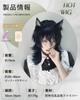 Sofeiyan Wig Like a Christmas Design Clothing Black Wolf Mullet Wolf Long Handsome Natural Small Face Harajuku Makeover Cosplay Full Wig Blue Wig