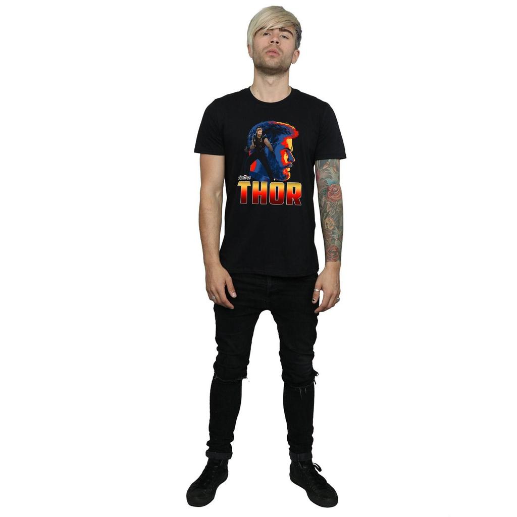 Avengers Infinity War Mens Thor Cotton T-Shirt