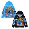 Kids Boys Girls Steal a Brainrot 67 Printed Long Sleeves Zipper Hooded Jacket Coat