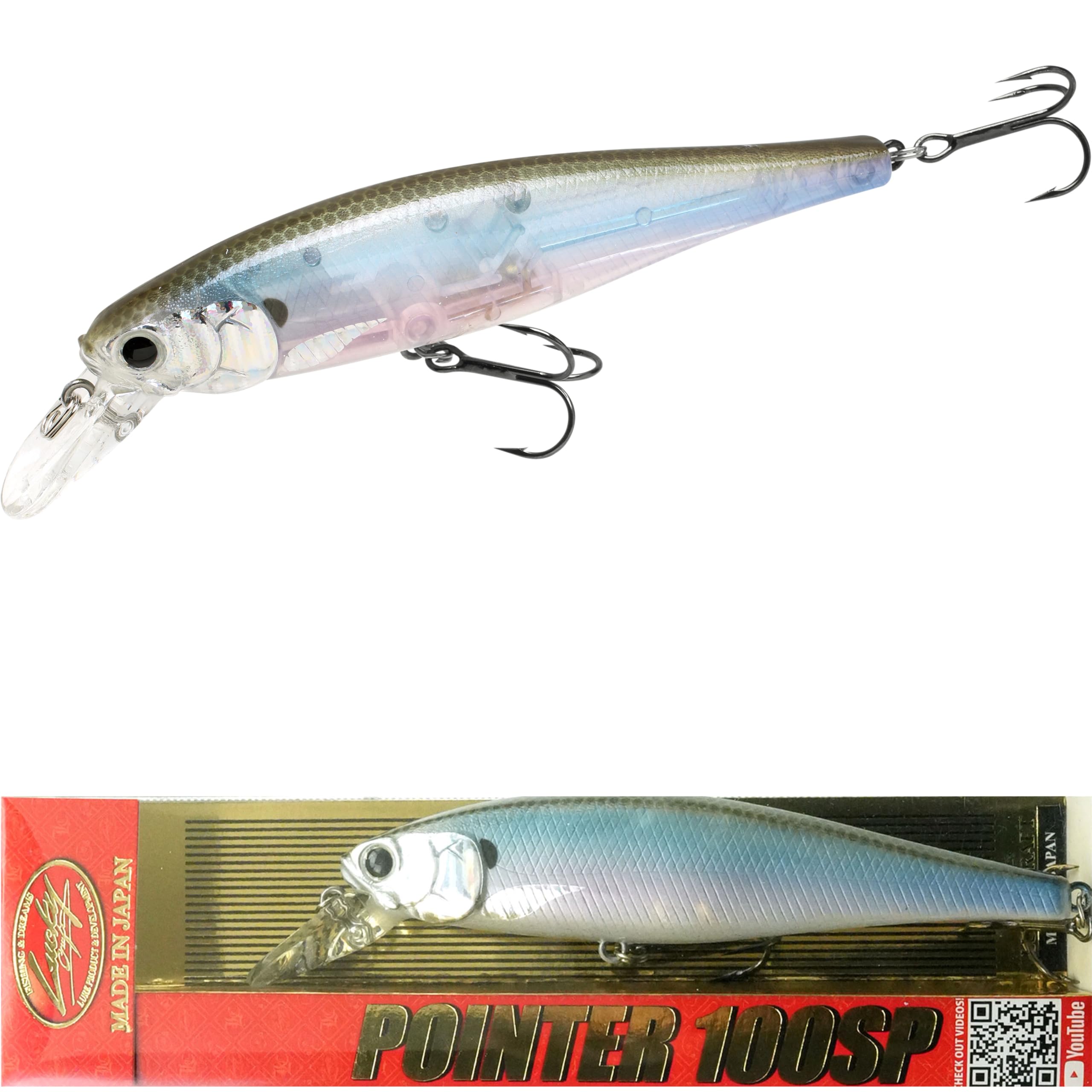 LUCKY CRAFT Pointer 100 (Bee Freeze 100 Suspending) for Bass 100