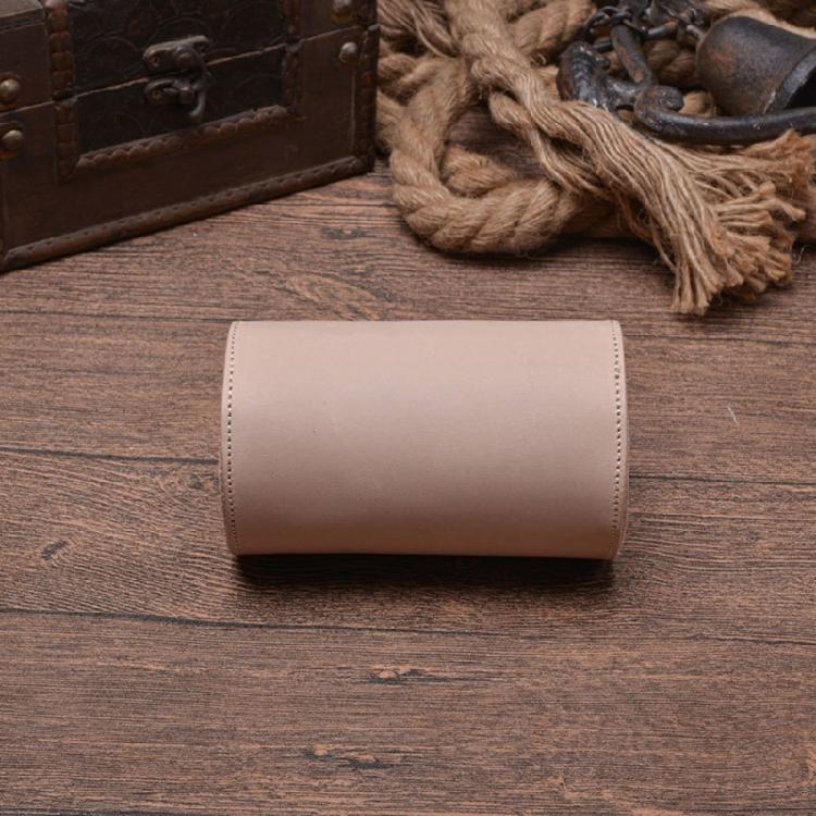 Leather Watch Roll Case for 2 Watches Wristwatch Holder with Protective Velvets Interior Timepieces Storage Container