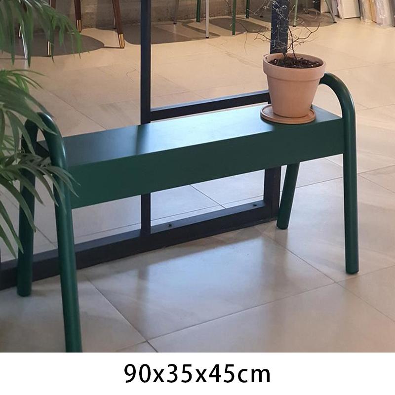 Metal Footrest Aesthetic Modern Footstool Low Design Bench Chair Ground Outdoor Furniture Stools Living Room Garden Decorative